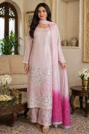 Powder Pink Rode Silk